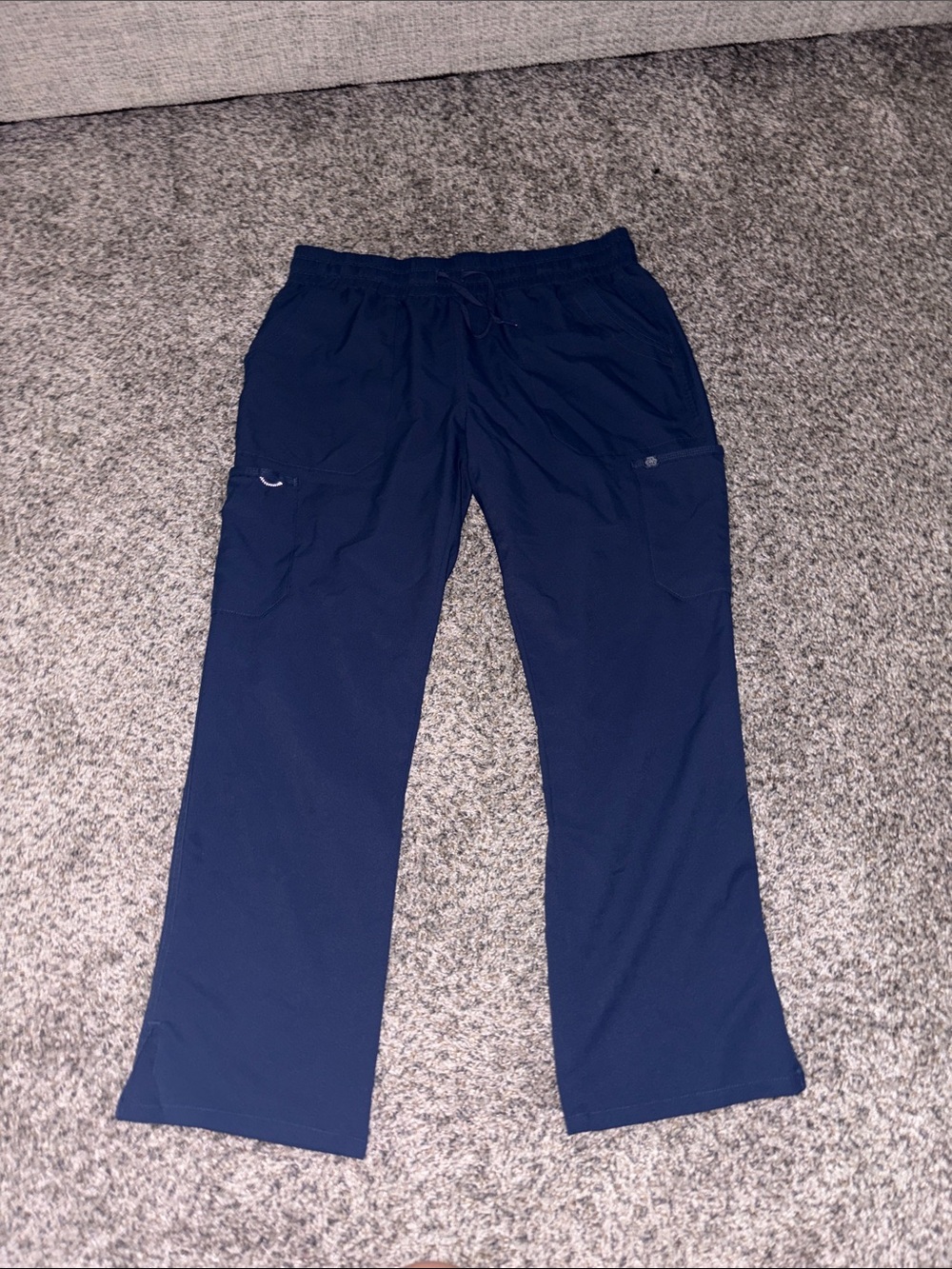 Straight-Leg Women's scrub Pants in Navy